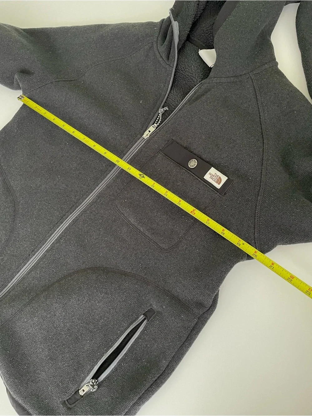The North Face Men’s Black Hooded Zip Up Everyday Fleece Jacket